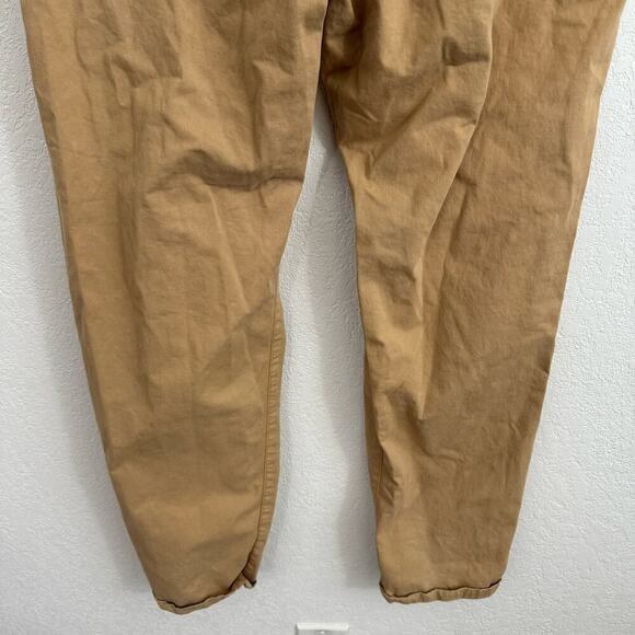 Marine Layer Saturday Athletic Fit Drawstring Waist Pants Faded Khaki Tan XXL - Picture 12 of 16